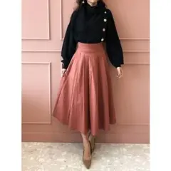 eimy istoire マフラーデザインボタンニット 美品