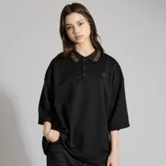 MOSS STITCH LOOSE POLO SHIRT 鹿の子ルーズポロシャツ