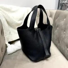 HERMES エルメス ピコタンPM トリヨンクレマンス ブラック