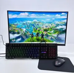ジャパンネクスト24型180Hzモニター他 ゲーミングPC用の周辺機器4点セット
