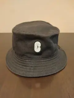 COACH バケットハット ワンポイントロゴ 黒 56-60cm 綿100%