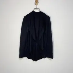 【東京シャツ】　カーディガン　長袖　M　サイズ　ブラック　レディース