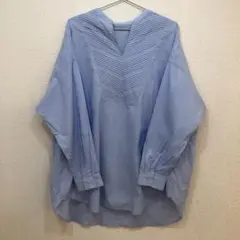 アメリカンホリック AMERICAN HOLIC ピンタック 長袖シャツ【L】