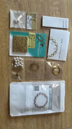 貴和製作所　ハンドメイド ゴールドビーズセット