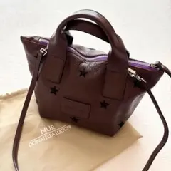 保存袋付き　ヌールドナテラルッキ ハンドバッグ 2way オールレザー ブラウン