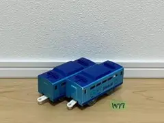 【1477】プラレール　車両　プラレール博　青　中間車×2