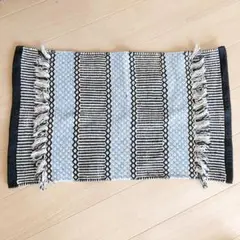 【中古】ナフコ アクセントマット カディ 50×80cm 綿100％ インド製