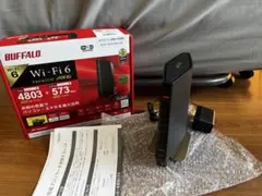 BUFFALO Wi-Fi 6 無線LANルーター WXR-5400AX6-MB