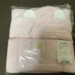 新品 ファミリア ポンチョ型バスタオル ピンク