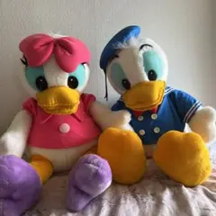 Disney ディズニー ドナルドダック デイジーダック 特大 ぬいぐるみセット
