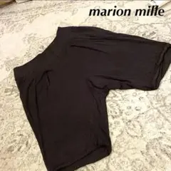 marion mille フランス製 黒コクーン ショート ハーフパンツ
