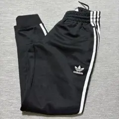 adidas ブラック ジョガーパンツ XSサイズ　スエット