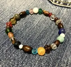 カラフルミックスビーズブレスレットtatoo studio yamada好きに
