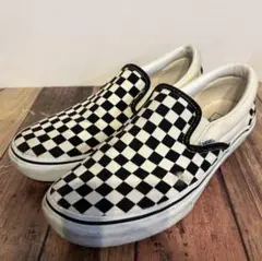 VANS チェックスリッポン 26.5cm
