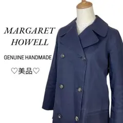 ♡美品♡マーガレットハウエル 英国製 コットン100% ハンドメイドコート M