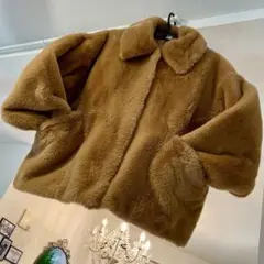 極暖 H&M ファー ジャケット テディベアー