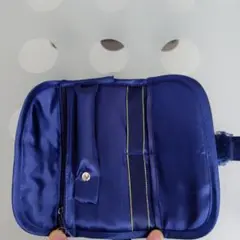 JEWELRY POUCH　キルトコサージュポーチ　ネイビー