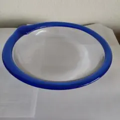 クラタクラフトグラス　菓子器　プレート