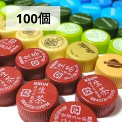 【匿名配送】ペットボトルのキャップ　カラフル　レインボー　虹色　100個　④