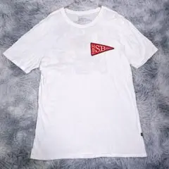 NIKE SB【L】半袖Tシャツ　ホワイト　NIKEロゴ　大きいサイズ　メンズ