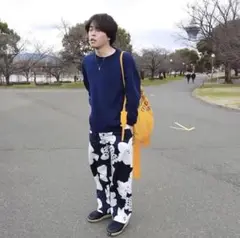 forma flower pants slacks ポーカーズアツム着用
