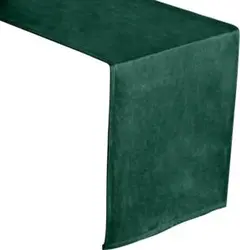 35×130cm テーブルランナー ベルベット テーブルカバー 緑 パーティー