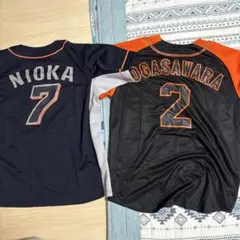 二岡と小笠原の応援Tシャツ