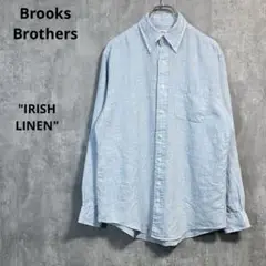 Brooks Brothers ボタンダウンシャツMアイリッシュリネン　チェック