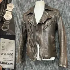 定価181500円 BACKLASH ドイツカーフ レザーダブルライダース 1