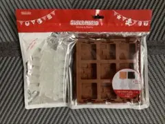 任天堂　スーバーマリオホーム&バーティ　シリコントレーセット　ブロック