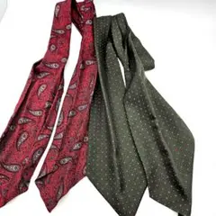 BURBERRY　アスコットタイ 2本 まとめ
