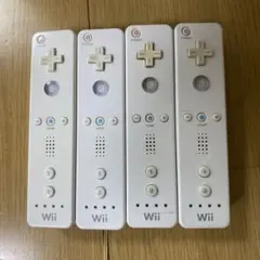 Wii リモコン　コントローラー　ホワイト　4個セット