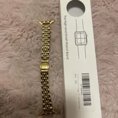 Apple Watch ゴールドメタルバンド 調整工具付き