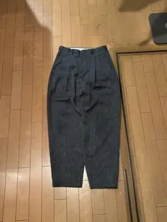 80s 90s USA製 ツータック スラックス カスリ ネップ