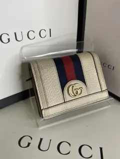 GUCCI グッチ 折り財布 コンパクトウォレット オフィディア マーモント