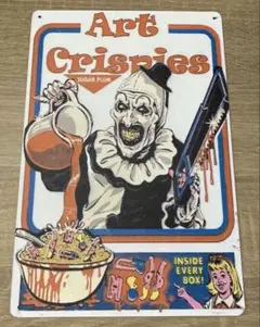 映画 テリファー Terrifier ブリキ看板 メタルサイン ピエロ
