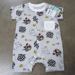 新品　60　エルマー　出産準備　カバーオール　プレゼント
