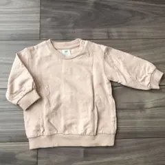 H&M オーガニックコットン トレーナー 68cm ピンク 6M