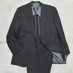 dunhill ダンヒル　スーツセットアップ　ストライプ　ブラック　黒　M〜L