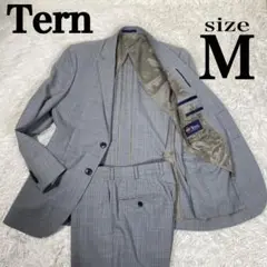 Tern セットアップスーツ　グレー　ストライプ　サイズA5(M)