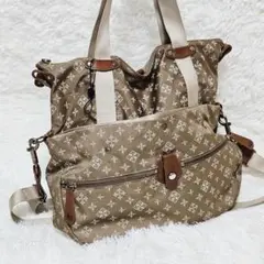 美品♥ ラシット ショルダーバッグ リュック 3way ブラウン