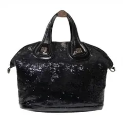 超希少 GIVENCHY 2WAY ナイチンゲール スパンコール エナメル
