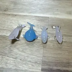海の生き物　ガラスミニフィギュア