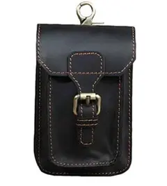 新品　YIJOFU ウエストバッグ スマホ 牛革 本革