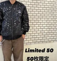 love ear art 限定50着 MA1ジャケット ラブイヤーアート　L キムタク 私物 Love ear art 50着限定 MA-1 JACKETの通販 by A's