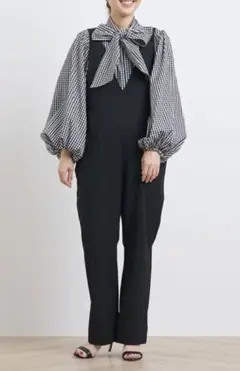 yoriリボンサロペットソフト裏起毛36