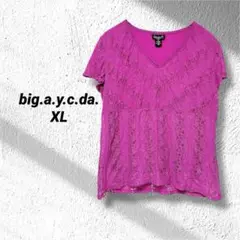 big.a.y.c.da.ピンクのレディーストップス XL
