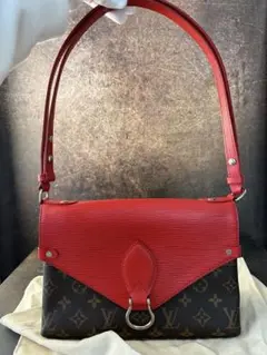 LOUIS VUITTON ルイヴィトン モノグラム サンミシェル コクリコ
