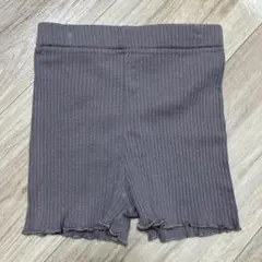 PAIR MANON リブ編みボトムス 100cm チャコールグレー