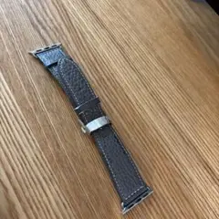 EPONAS Apple Watch用 グレー ベージュ　　レザーバンド